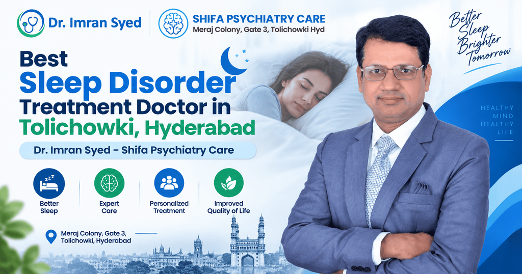 best sleep disorder treatment doctor in tolichowki hyderabad dr imran syed shifa psychiatry care near me